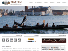 Tablet Screenshot of italianassociation.org